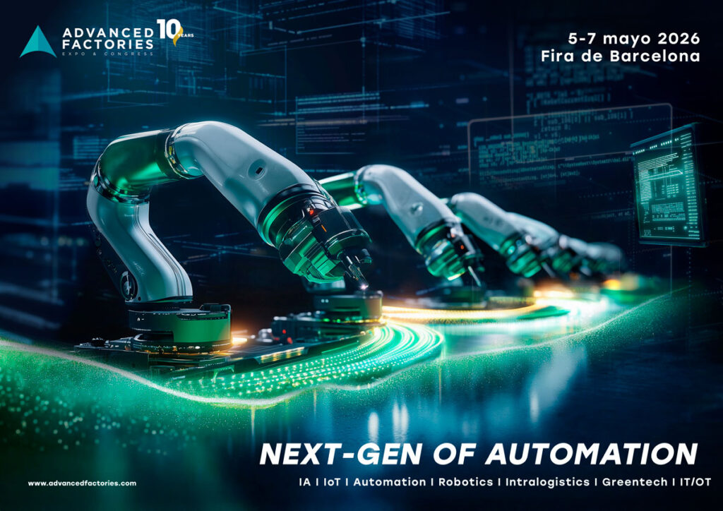 Din 5 până în 7 mai vom fi prezenți la Advanced Factories din Barcelona